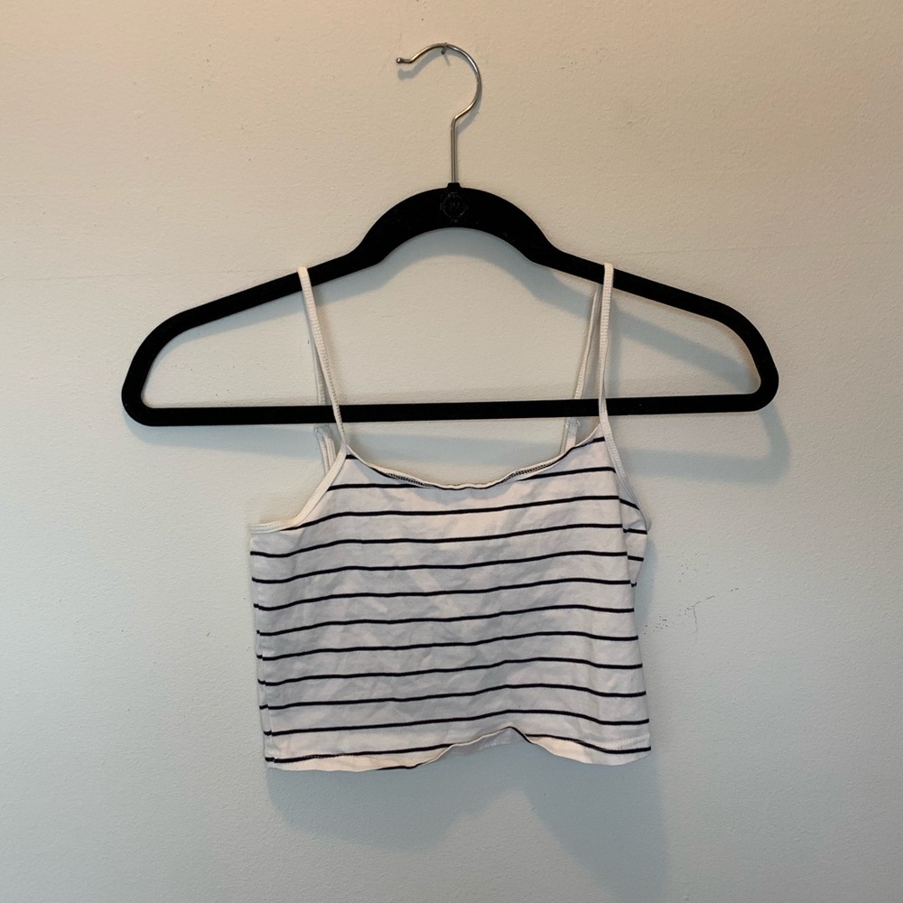 Striped crop top